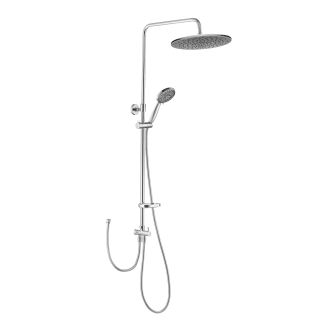 Душевая стойка Swedbe Calypso 5101G1 без смесителя хром/серый